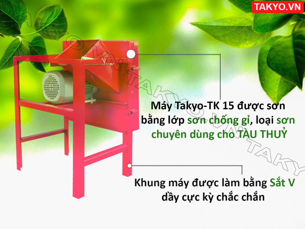 Lớp sơn máy thái chuối Takyo TK 15