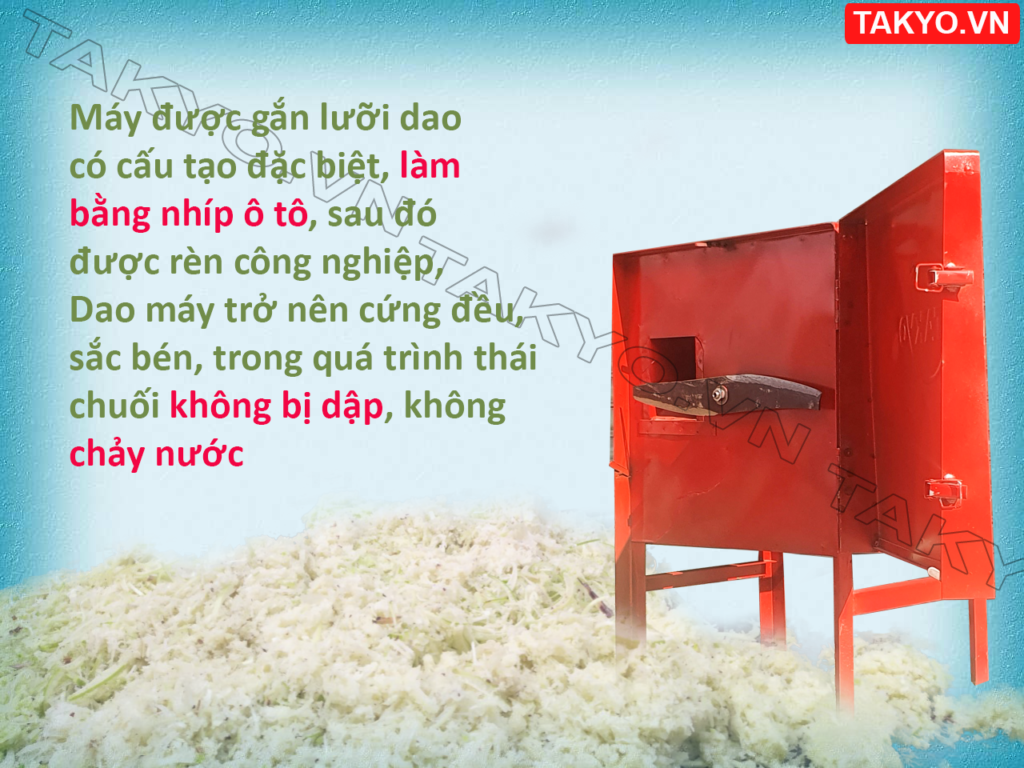 Dao máy thái chuối Takyo TK 15