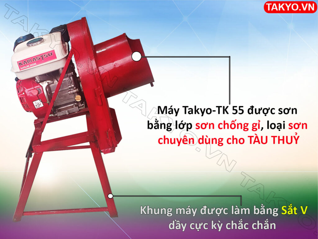 Lớp sơn máy thái chuối mịn Takyo TK 55