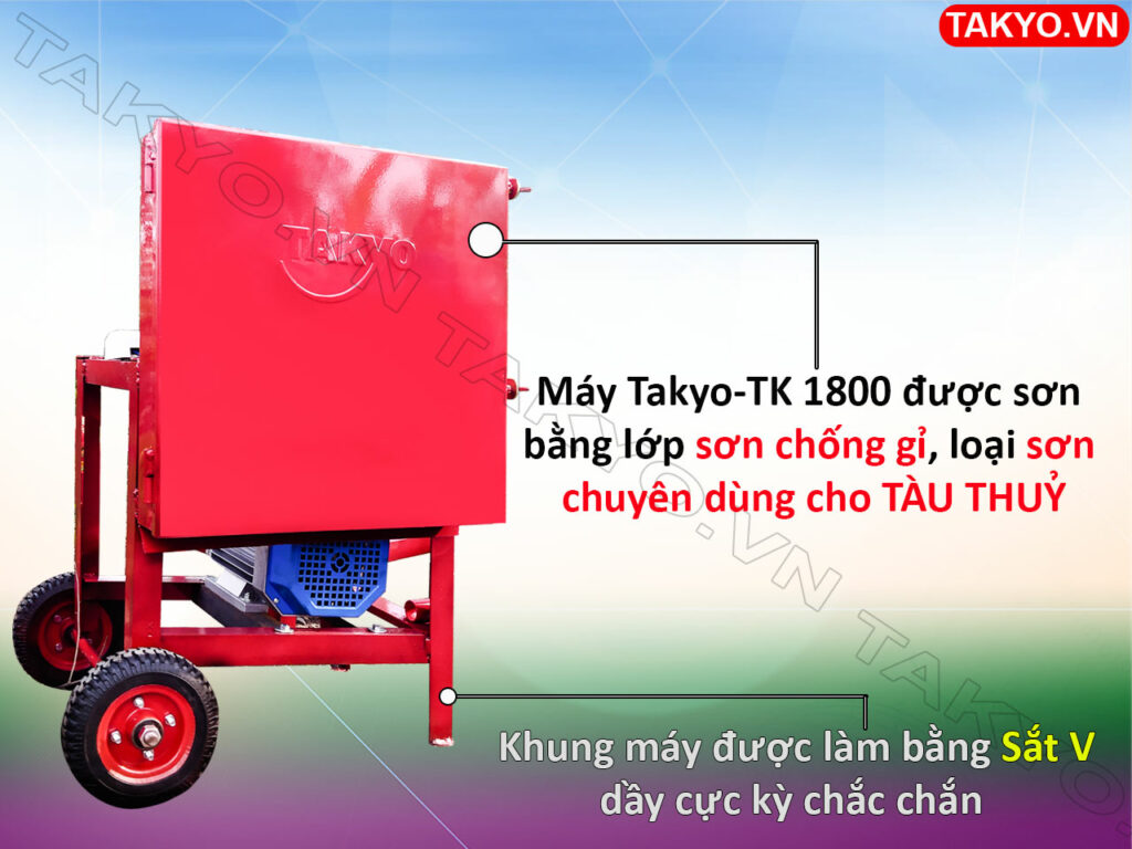 Lớp sơn máy thái chuối đa năng Takyo TK 1800