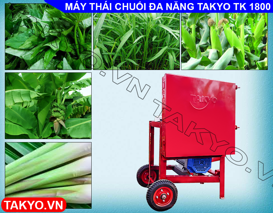 Công dụng máy thái chuối Takyo TK 1800