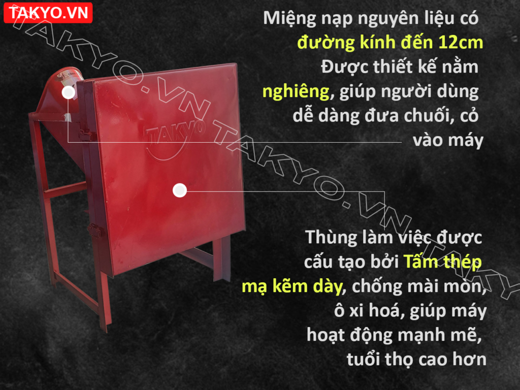 Miệng máy băm cỏ TK 11
