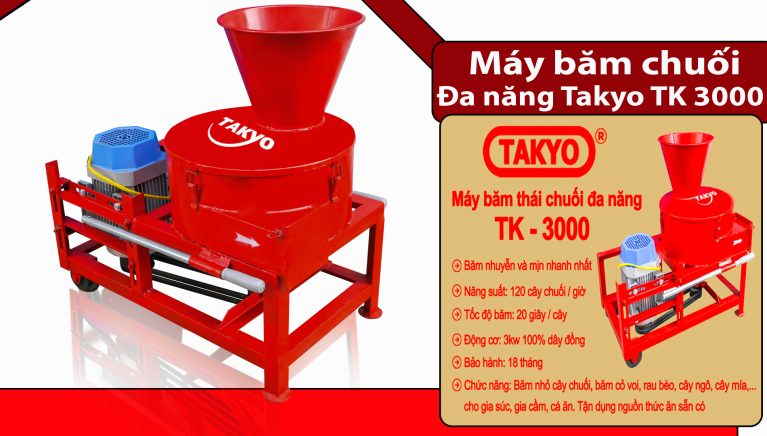 Máy băm chuối đa năng Takyo TK 3000