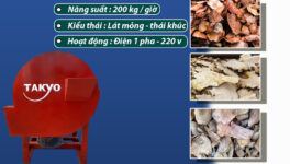 Năng suất hoạt động máy băm cây thuốc nam Takyo TK 2200 Plus