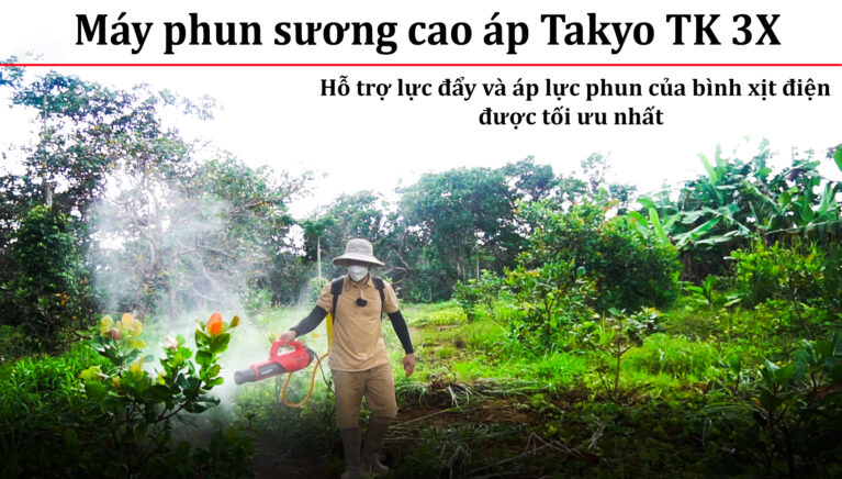 Máy phun sương cao áp Takyo TK3X
