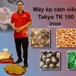 Máy ép cám viên takyo tk 150 inox sử dụng đa dạng được các loại kích thước mặt sàng khác nhau