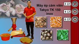 Máy ép cám viên takyo tk 150 inox sử dụng đa dạng được các loại kích thước mặt sàng khác nhau