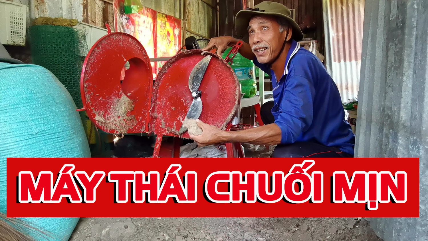 Giao máy thái chuối mịn TAKYO TK 1500 ở Bình Thuận