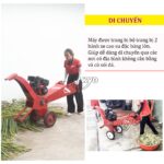 Bánh su cao su và tay cầm di chuyển của máy băm cây Takyo TK 65