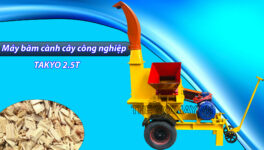 Máy băm cành cây công nghiệp Takyo TK 2.5T