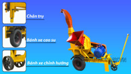 Máy băm cành cây Takyo TK 2.5T - Ảnh 2