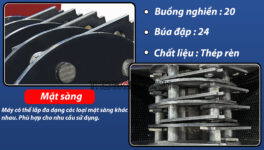 Trục dao buồng làm việc máy nghiền bột công nghiệp Takyo TK 25
