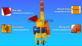 Máy băm cành cây Takyo TK 2.5T - Ảnh 4
