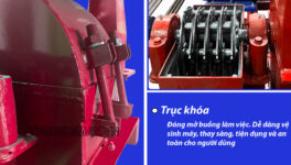Trục khóa máy nghiền bột công nghiệp Takyo TK 25
