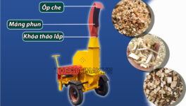 Máy băm cành cây Takyo TK 2.5T - Ảnh 9