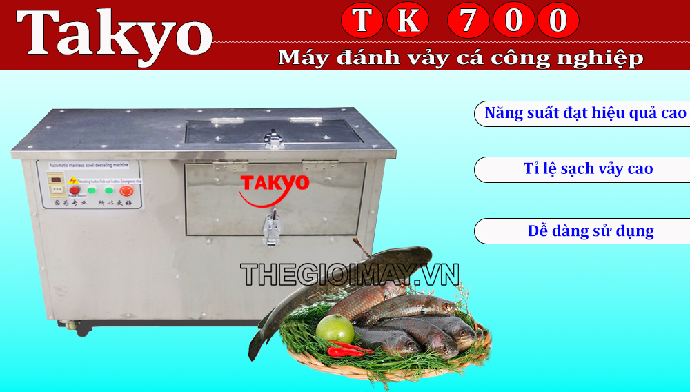 Máy đánh vảy cá Takyo TK 700