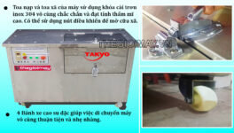 Máy đánh vảy cá công suất lớn Takyo TK 700 - Ảnh 6