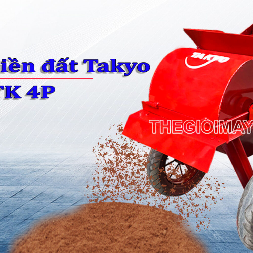 Máy nghiền đất Takyo TK 4P