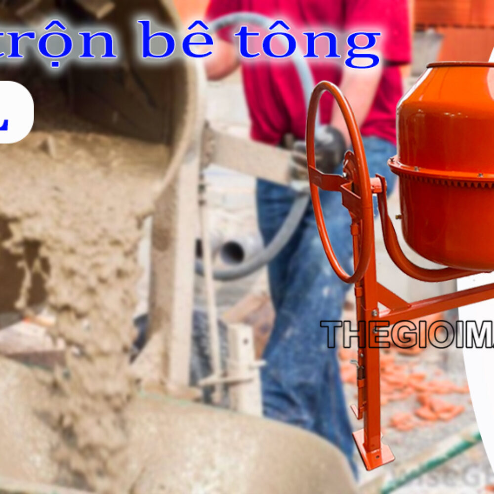 Máy trộn bê tông mini 160l