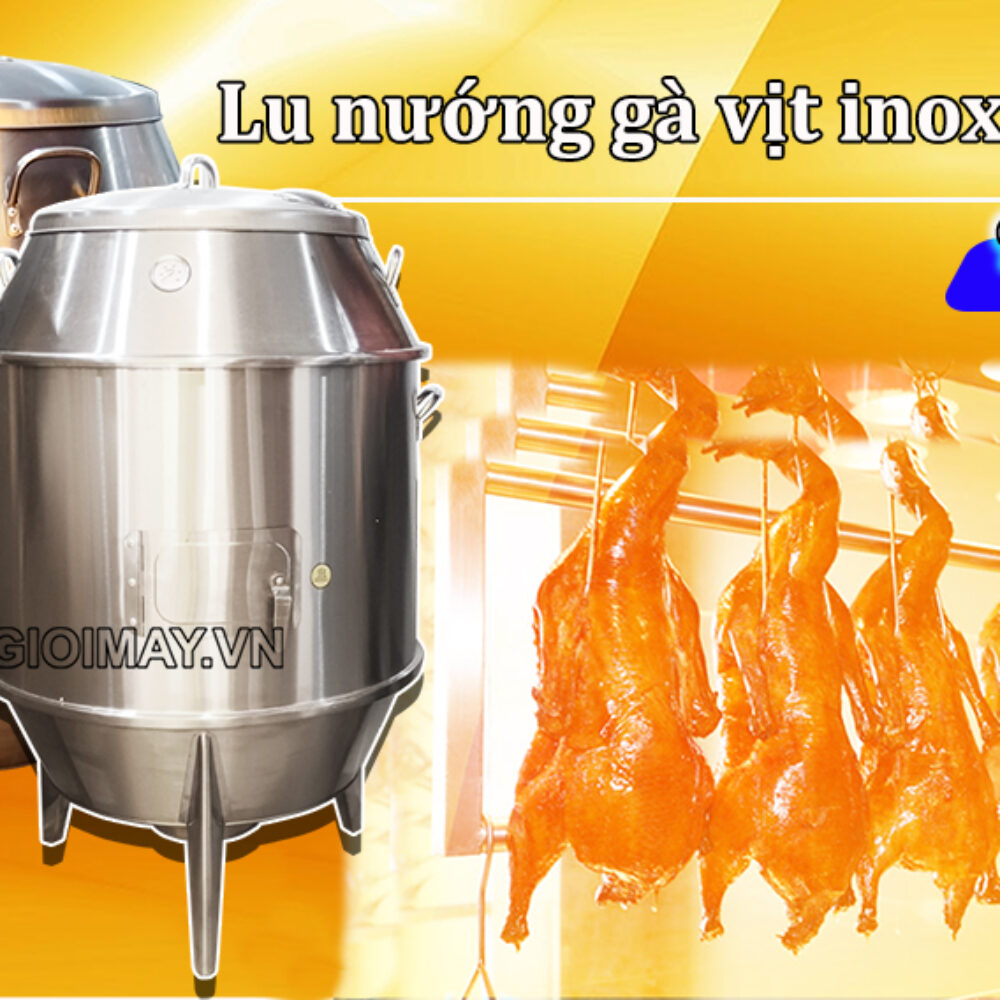 Lu nướng gà vịt inox dùng gas 90 TK90G