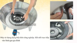 Bếp gas lu nướng gà vịt inox dùng gas 80 TK80G