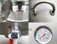 Cấu tạo lu nướng gà vịt inox kính dùng gas 90 TK90GK