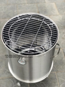Lu nướng gà vịt inox dùng than TKLN40T