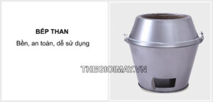Bếp than lu nướng gà vịt inox dùng than 60 TK60T