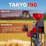 Dây cu-roa và khung bảo vệ của máy xát gạo chính hãng TAKYO TK 190