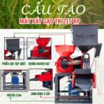 Cấu tạo của máy xát gạo gia đình Takyo TK 215 RP