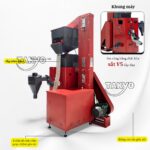 Khung máy xay xát gạo Takyo TK 250 CPT được gia công bằng sắt V5