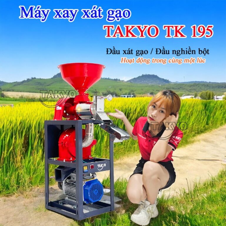 Máy xay xát lúa gạo Takyo TK 195