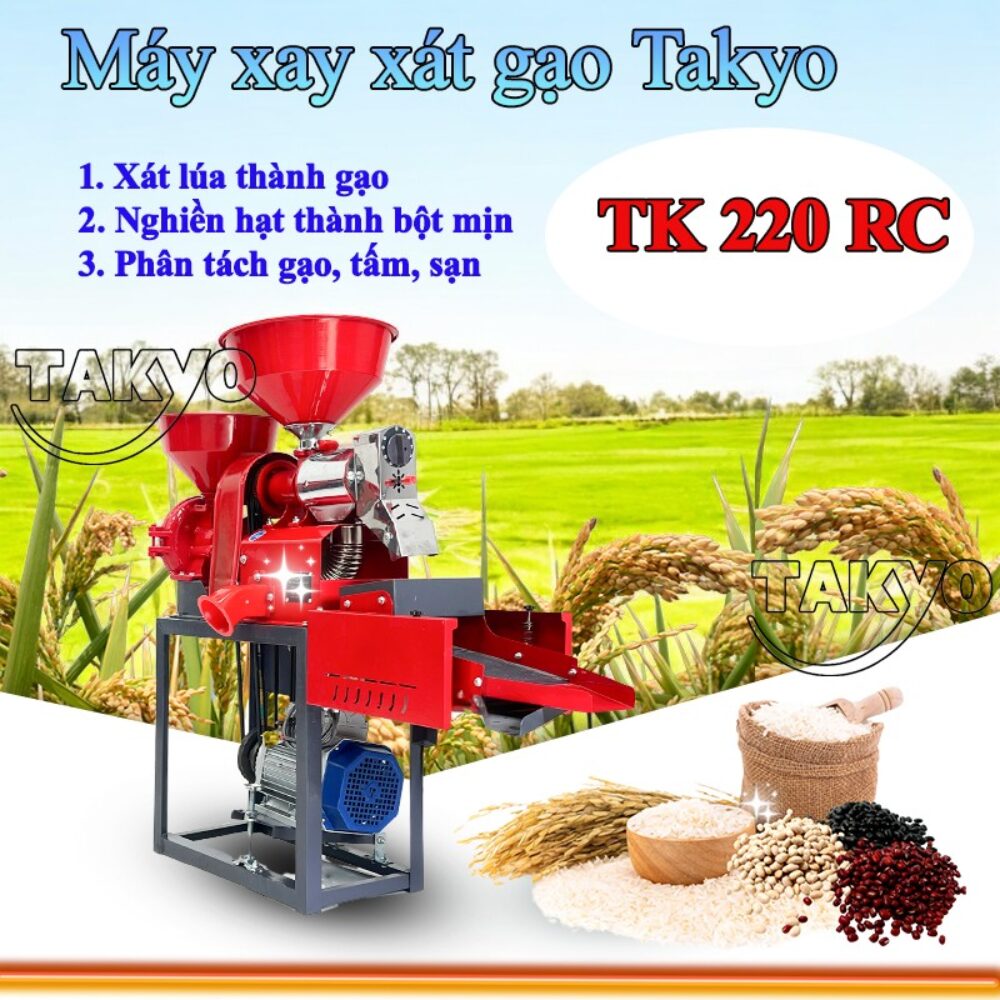 Máy xay xát gạo Takyo TK 220 CR