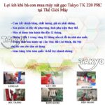 Lợi ích khi bà con mua máy xát gạo một pha Takyo TK 220 CRP tại Thế Giới Máy