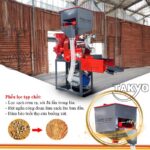 Máy xát gạo đa năng Takyo TK 220 RP có phễu lọc rơm rạ, sạn đá lẫn trong lúa