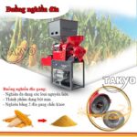 Máy xát gạo mini gia đình Takyo TK 220 CRP nghiền nguyên liệu thành bột mịn