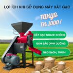 Chức năng của máy xát gạo Takyo TK 1000