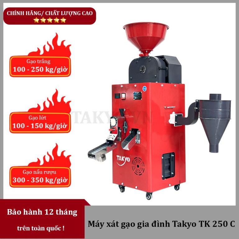 Máy xát gạo gia đình Takyo TK 250 C chính hãng