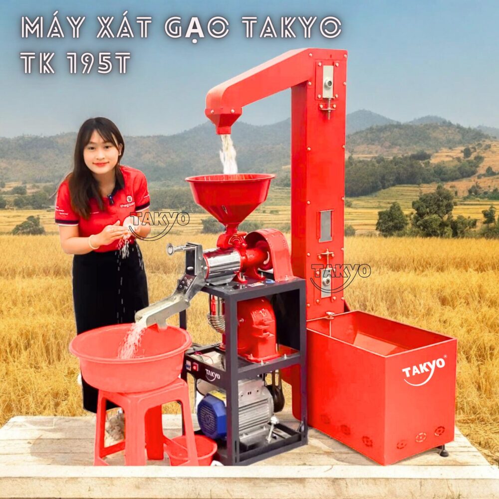 Giới thiệu về máy xát gạo Takyo TK 195 T