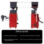 Phễu lọc của máy xát gạo mini Takyo TK 250 P với chức năng giúp loại bỏ rơm, đá nhỏ, bụi bẩn và hạt lép, đảm bảo lúa sạch trước khi xay xát