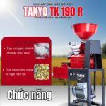 Chức năng và tính năng nổi bật của máy xát gạo mini đời mới TAKYO TK 190 R