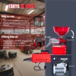 Dây cu-roa và khung bảo vệ của máy xát gạo mini đời mới TAKYO TK 190 R