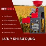 Những lưu ý khi sử dụng máy xát gạo mini đời mới TAKYO TK 190 R