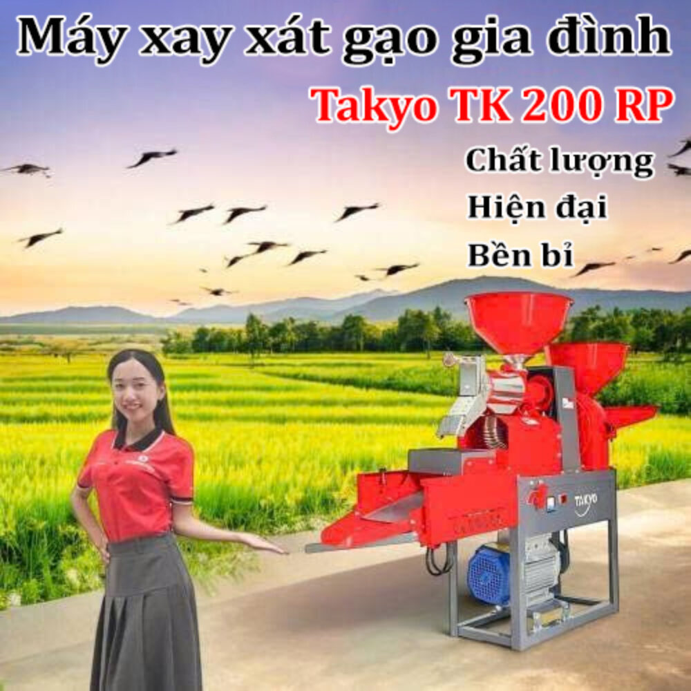 Máy xay xát gạo Takyo TK 200 RP