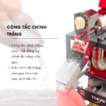 Công tắc chính trắng của máy xát gạo Takyo TK 195 CT