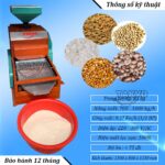 Thông số kỹ thuật của máy lọc sạn đa năng Takyo TK 1000
