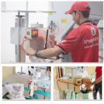 Cân định lượng sử dụng bộ điều khiển thông minh có độ chính xác cao