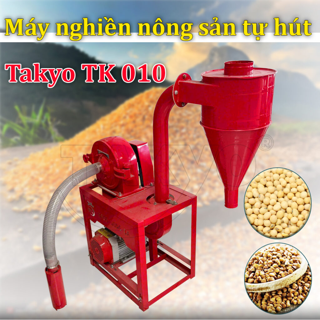 Máy nghiền nông sản tự hút Takyo TK 010