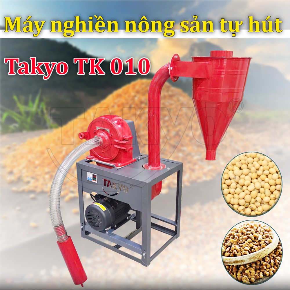 Máy nghiền nông sản tự hút Takyo TK 010