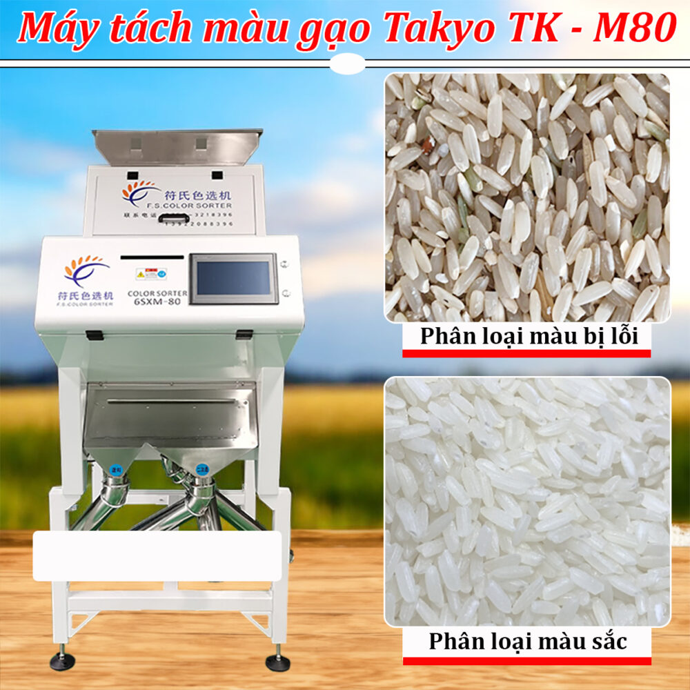 Máy tách màu gạo TAKYO TK - M80